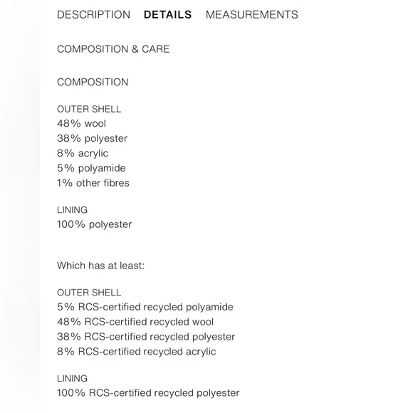 Beautiful stylish Zara Short Wool Coat with High Neck - Picture 6 of 6